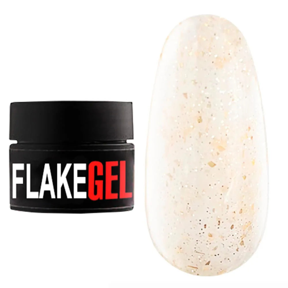 Kodi Professional Flake Gel 03 jar and color swatch