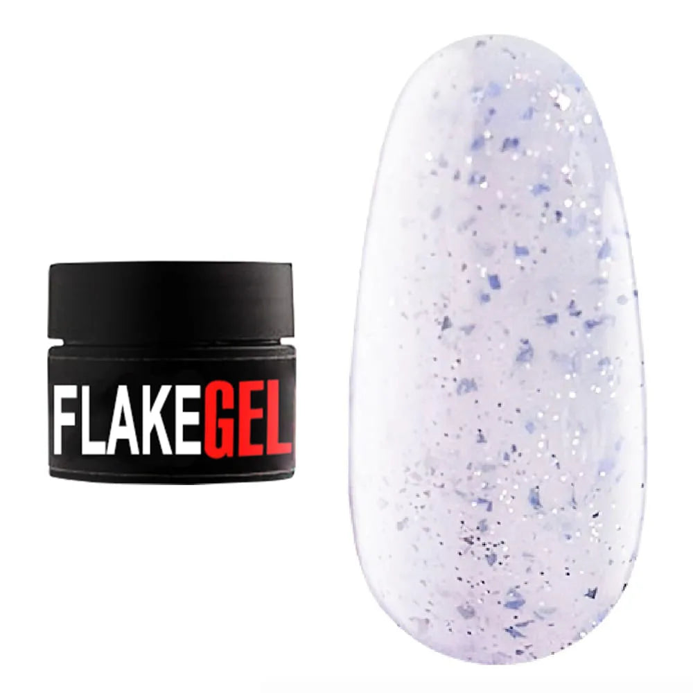 Kodi Professional Flake Gel 04 jar and color swatch
