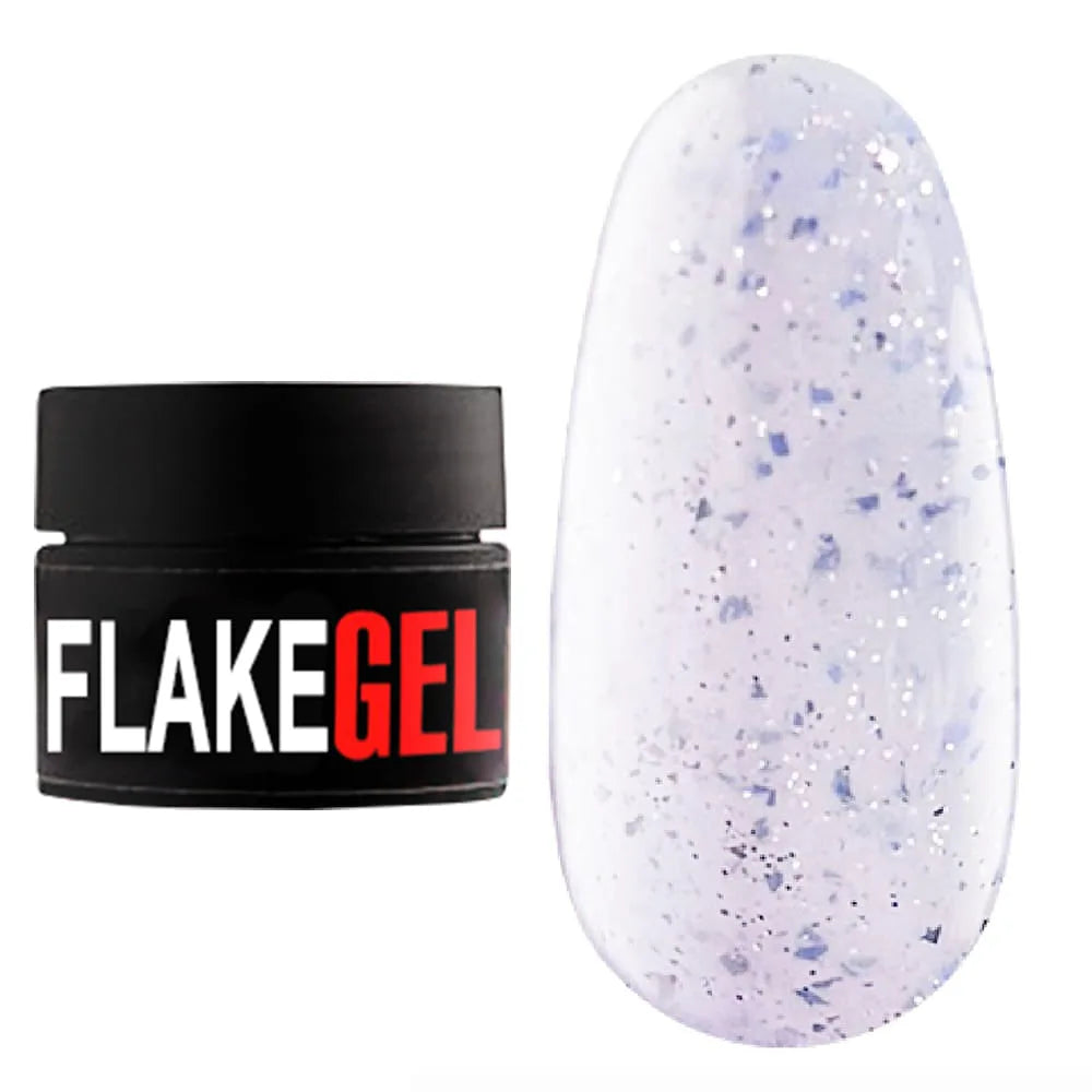 Kodi Professional Flake Gel 04 jar and color swatch