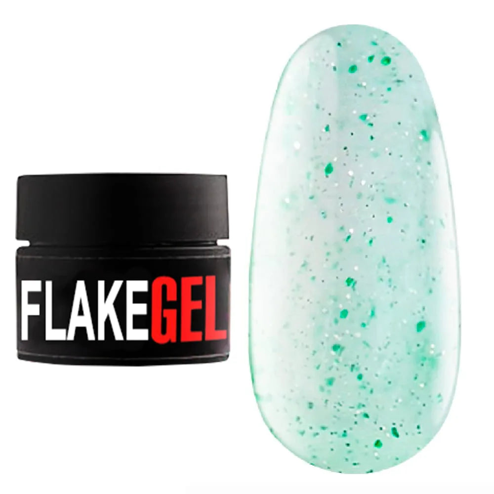 Kodi Professional Flake Gel 05 jar and color swatch