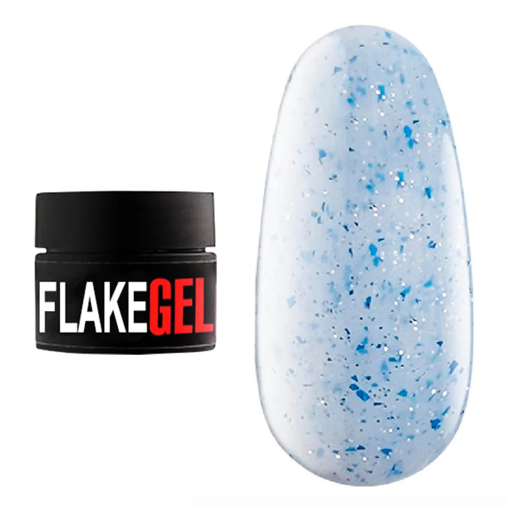 Kodi Professional Flake Gel 06 jar and color swatch