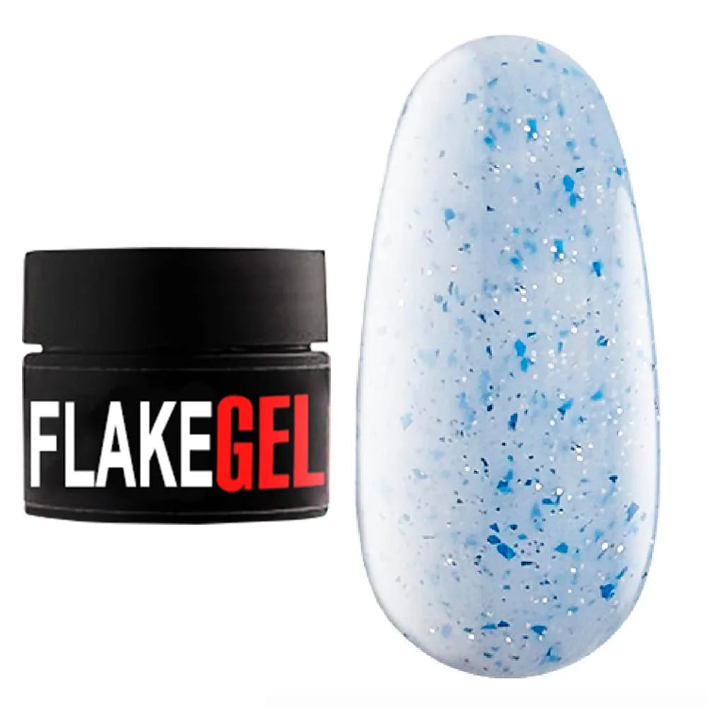 Kodi Professional Flake Gel 06 jar and color swatch