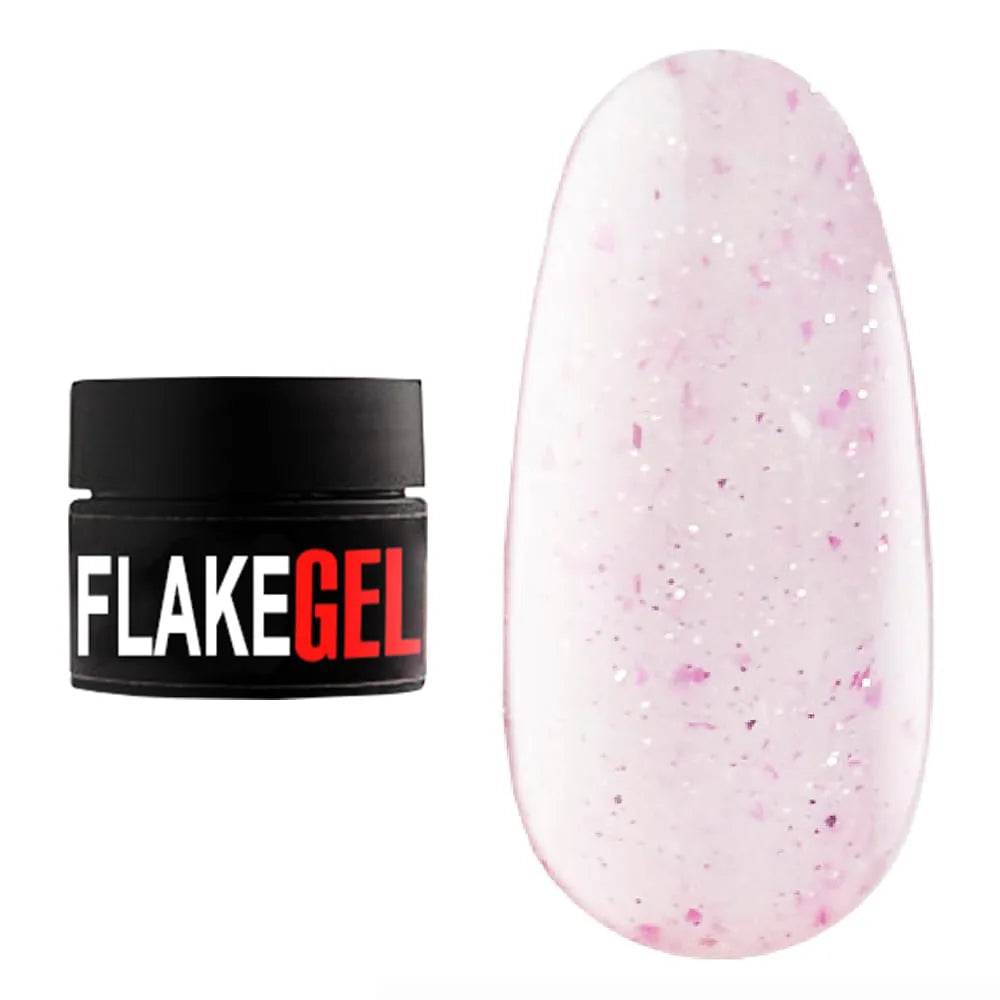 Kodi Professional Flake Gel 07 jar and color swatch