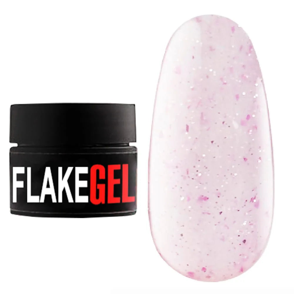 Kodi Professional Flake Gel 07 jar and color swatch