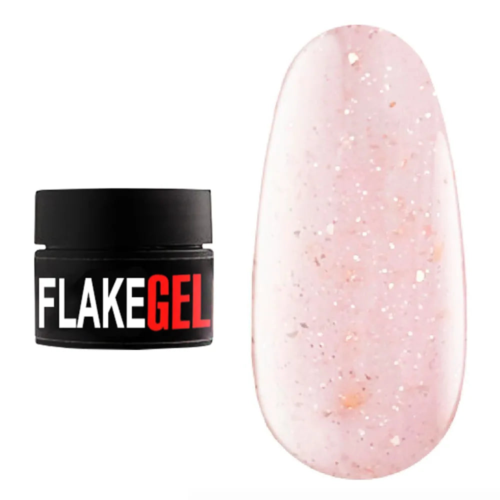 Kodi Professional Flake Gel 09 jar and color swatch