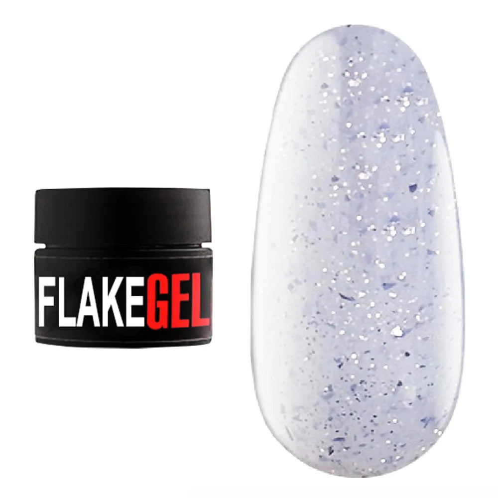 Kodi Professional Flake Gel 10 jar and color swatch