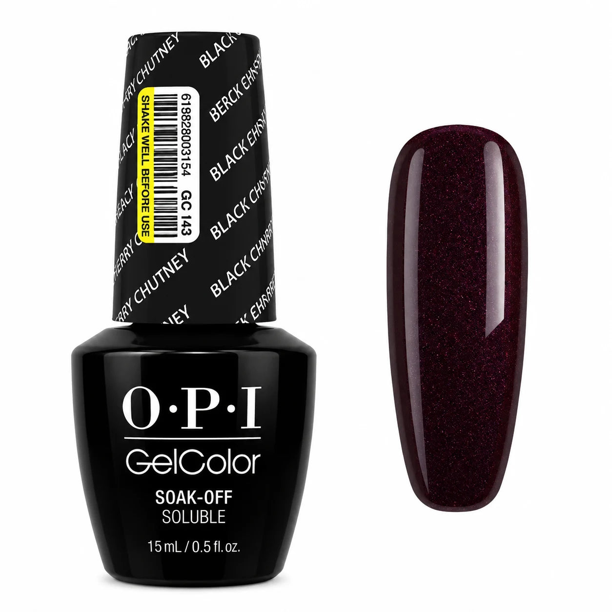 OPI GelColor I43 - Black Cherry Chutney 15ml