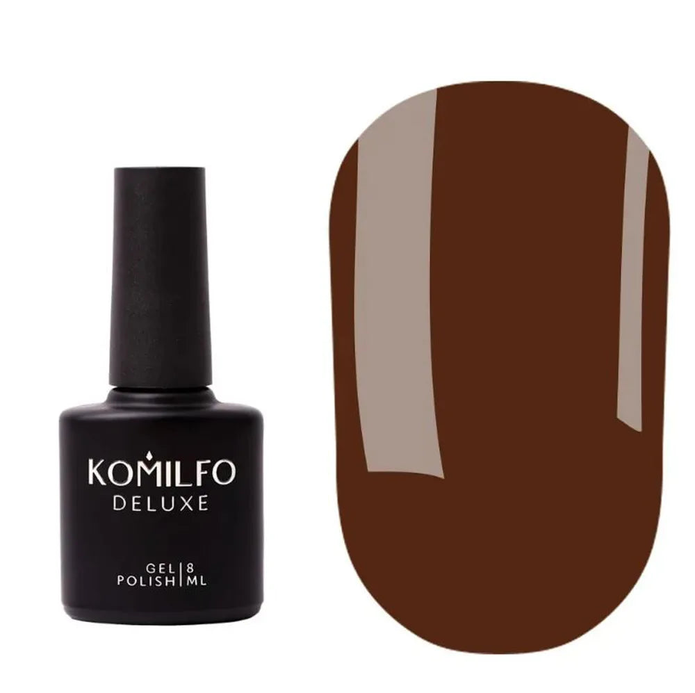 Komilfo Color Base Gel 8ml self-leveling colored base coat with brush
