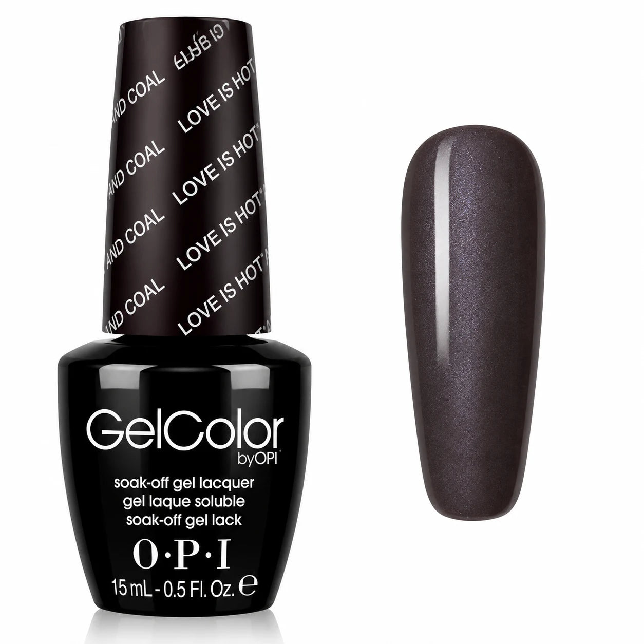 OPI GelColor F06 - Love Is Hot and Coal 15ml