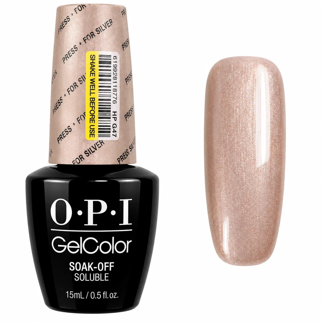 OPI GelColor G47 - Press For Silver 15ml