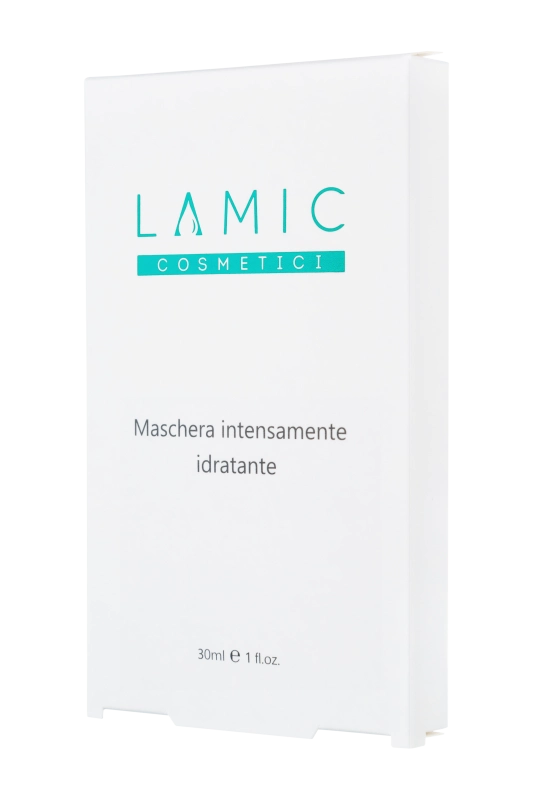 Lamic Cosmetici mask packaging on a white background