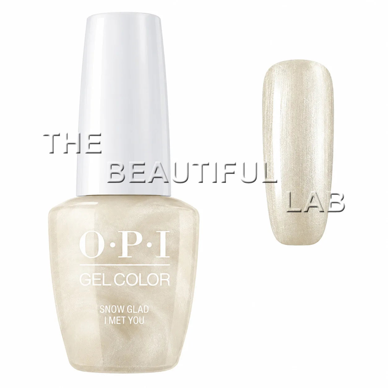 OPI GelColor J01 - Snow Glad I Met You 15ml (White Cap)