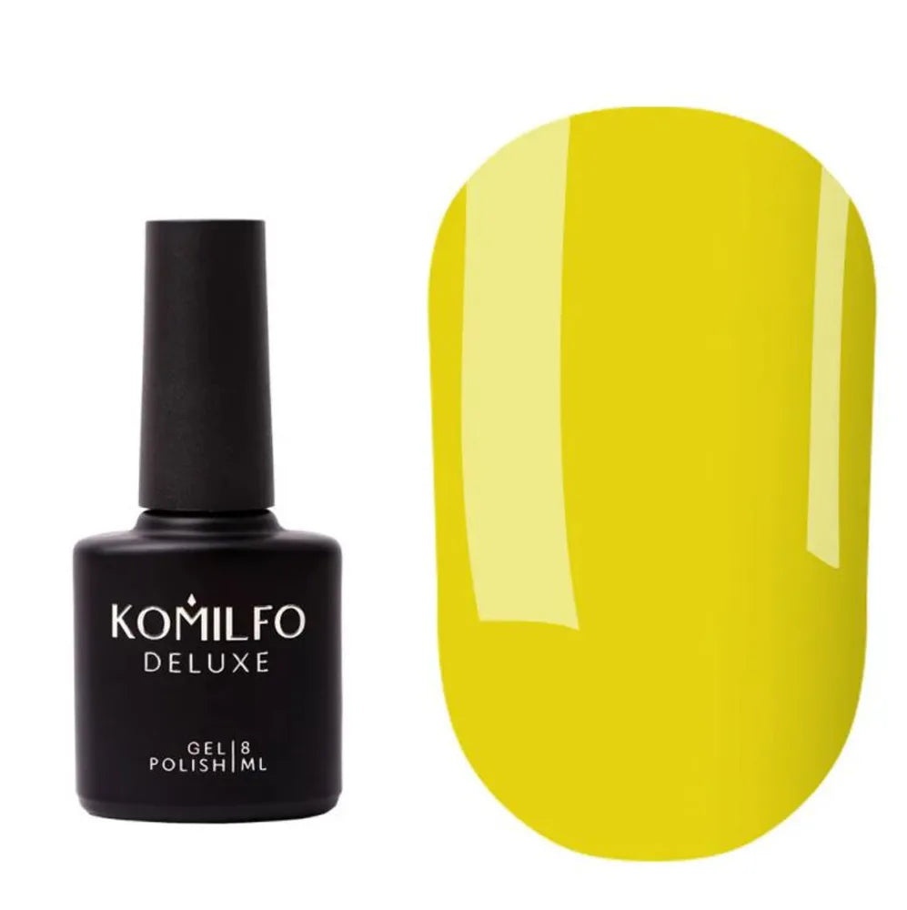 Komilfo Color Base Gel 8ml self-leveling colored base coat with brush