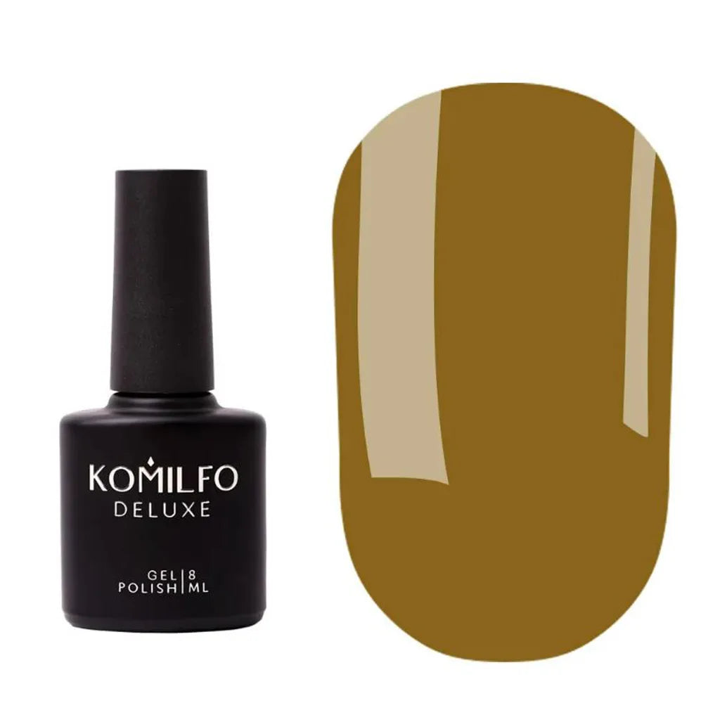 Komilfo Color Base Gel 8ml self-leveling colored base coat with brush