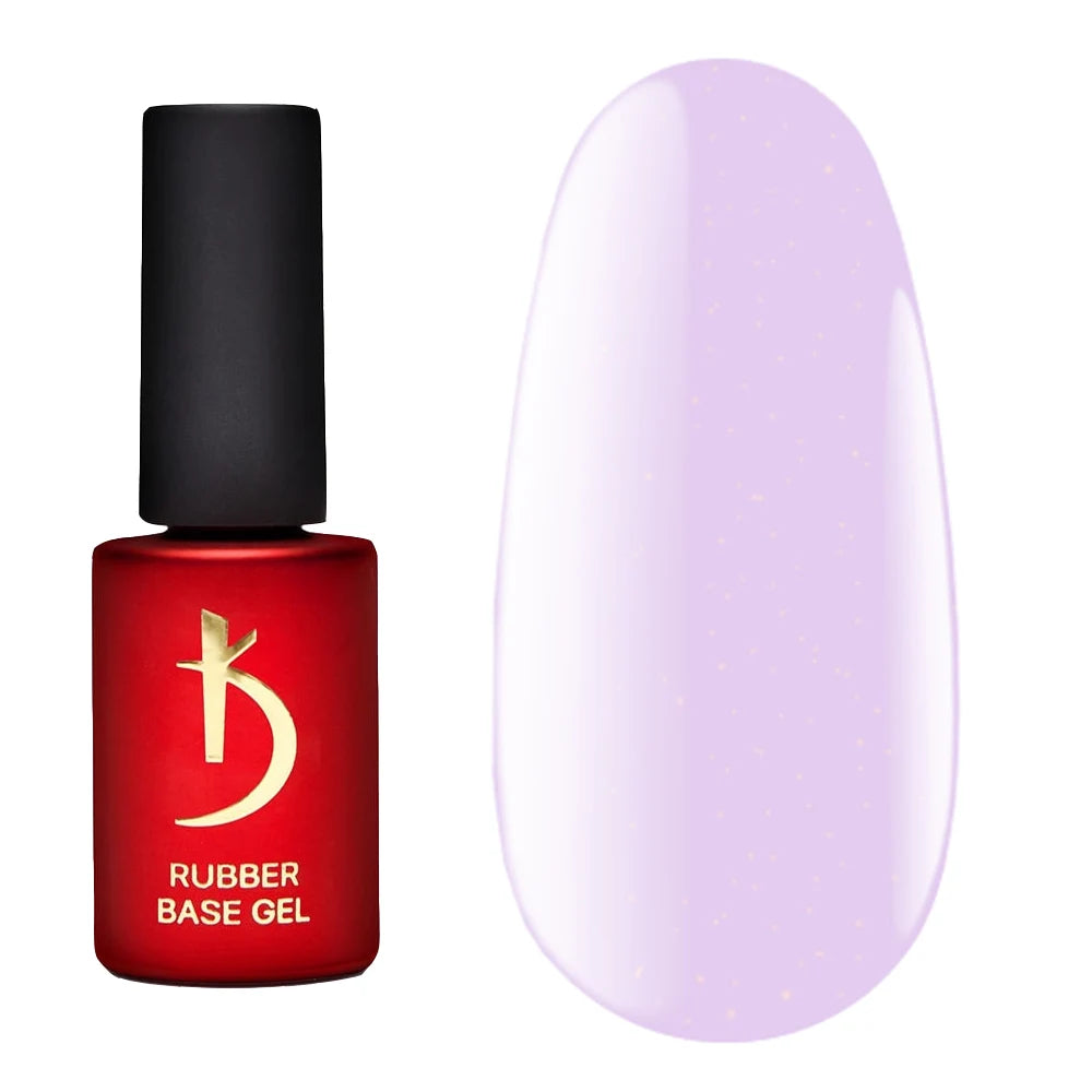 Kodi Professional Color Rubber Base Gel Opal 04 bottle and color swatch
