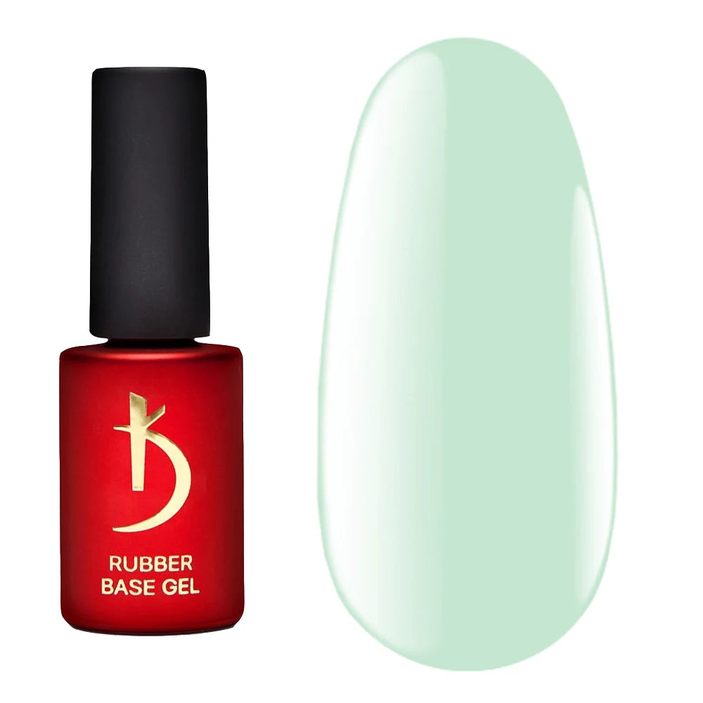 Kodi Professional Color Rubber Base Gel Pastel 07 bottle and color swatch
