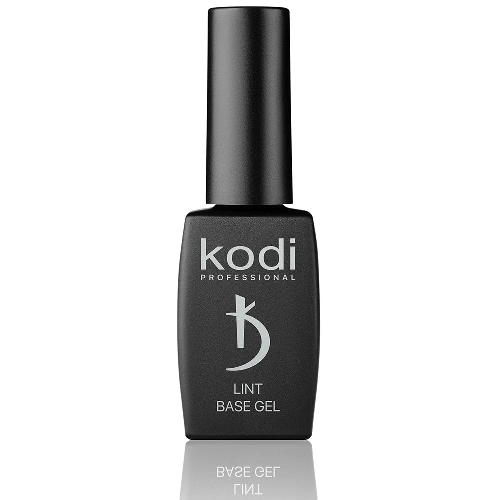Kodi Professional Rubber Base Gel 12ml bottle and clear rubber base swatch
