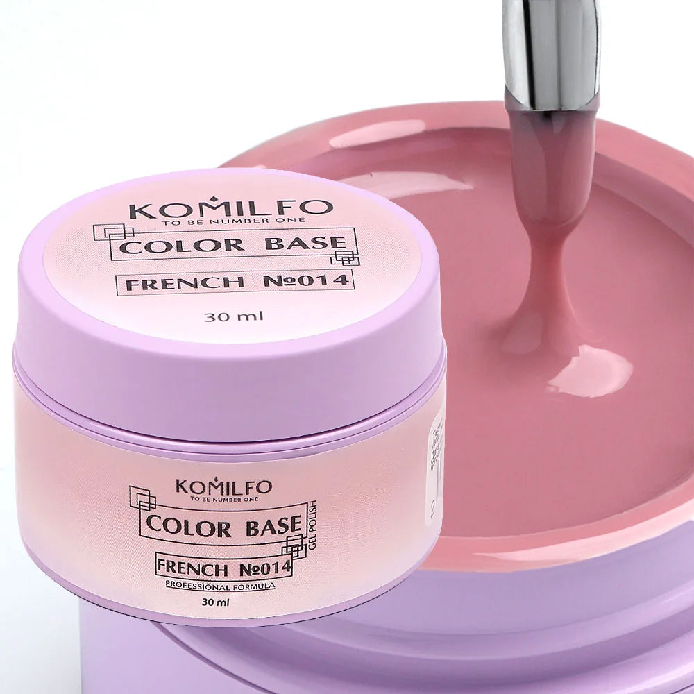 Komilfo French Color Base HEMA-Free TPO-Free nude base gel without brush