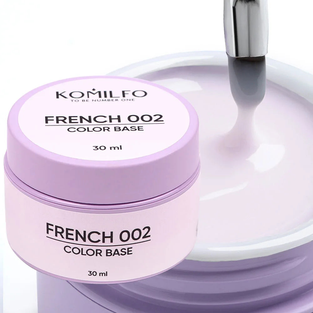 Komilfo French Color Base HEMA-Free TPO-Free nude base gel without brush