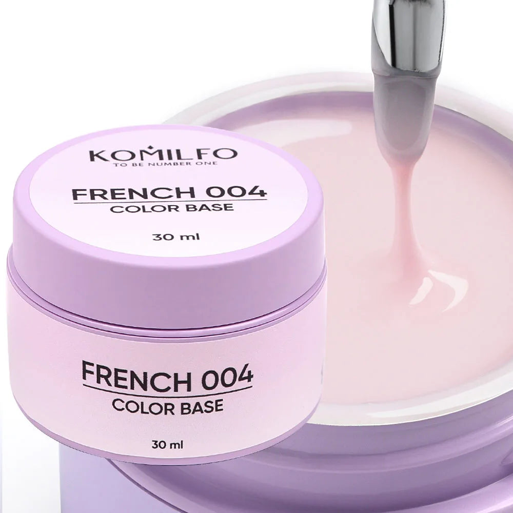Komilfo French Color Base HEMA-Free TPO-Free nude base gel without brush