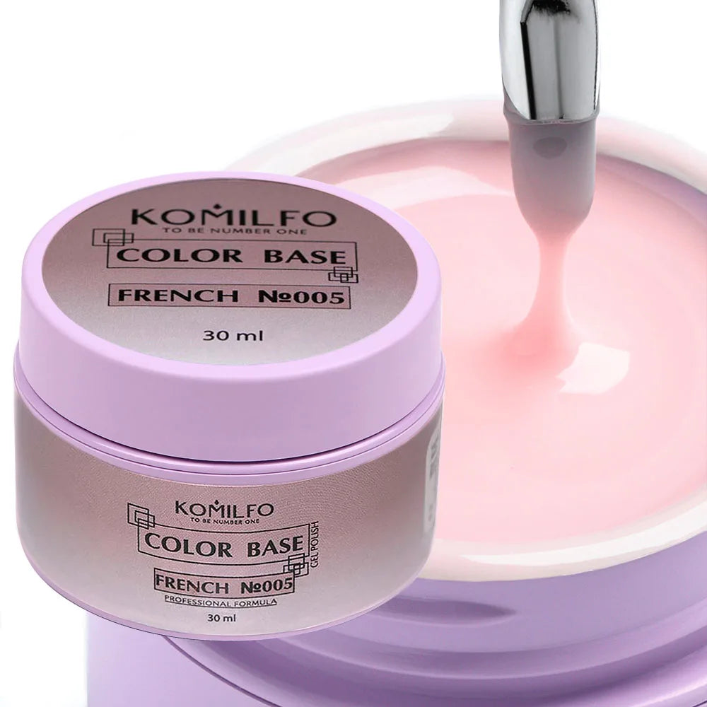 Komilfo French Color Base HEMA-Free TPO-Free nude base gel without brush