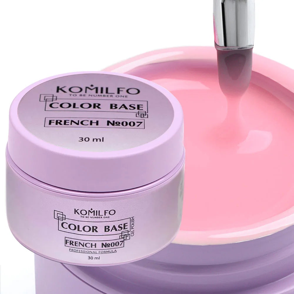 Komilfo Color Base French 007, 30ml (without brush)