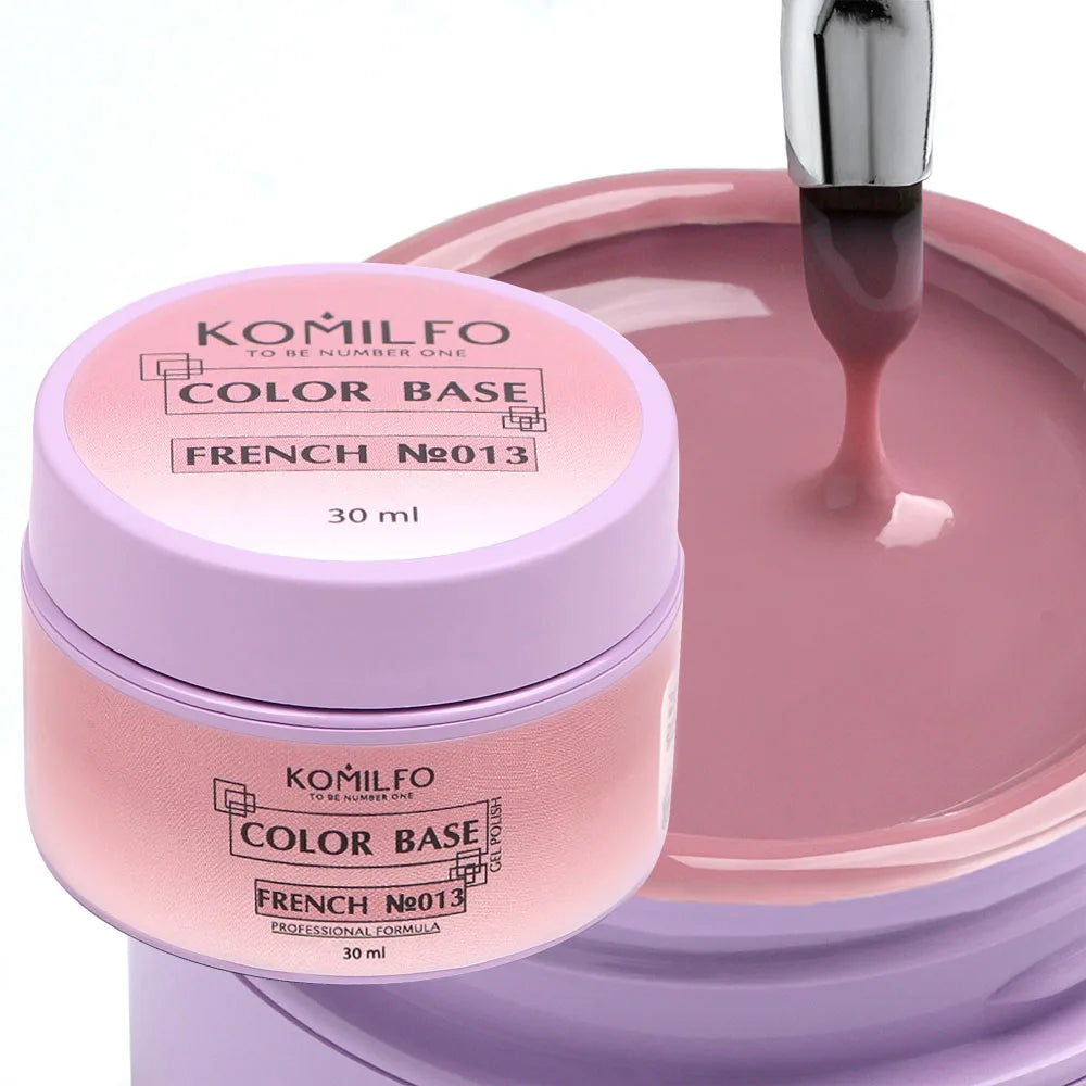 Komilfo French Color Base HEMA-Free TPO-Free nude base gel without brush