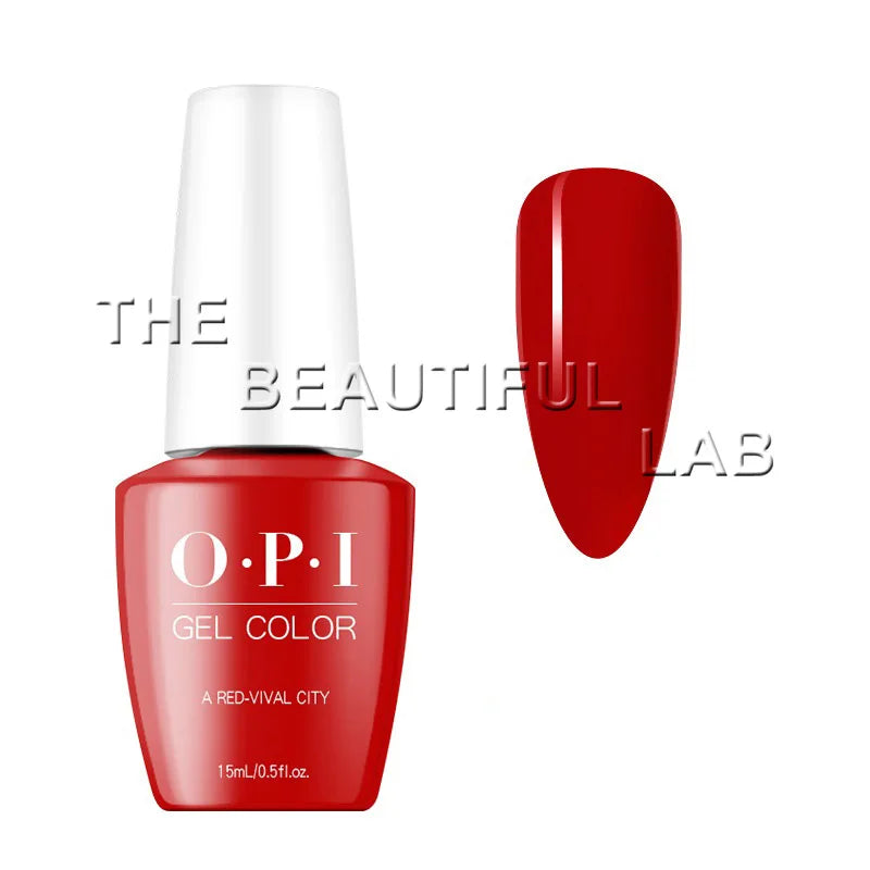 OPI GelColor L22 - A Red-Vival City 15ml (White Cap)