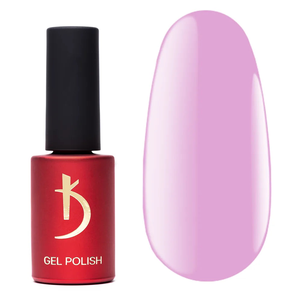 Kodi Professional Lilac LC 115 Gel Polish bottle and color swatch