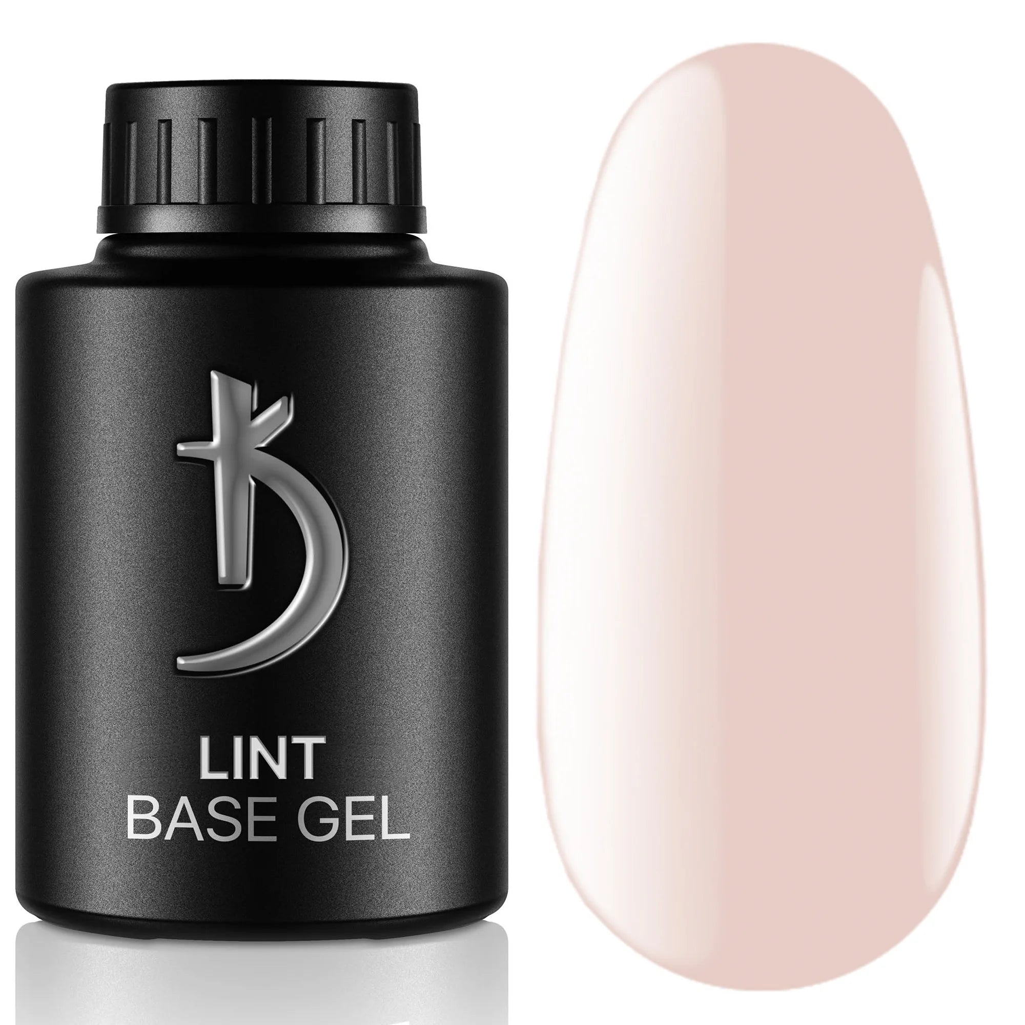 Kodi Professional Lint Base Gel Latte bottle and nude color swatch