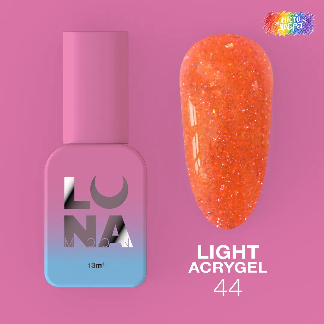 LUNA Light Acrygel 13ml bottle and color swatch