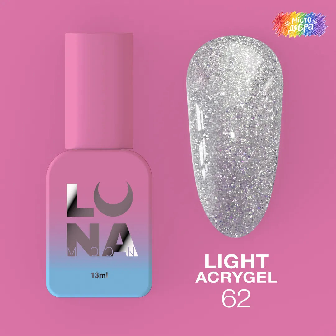 LUNA Light Acrygel 13ml bottle and color swatch