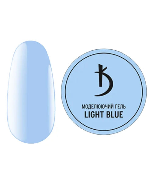 Kodi Professional Build It Up Gel Light Blue 25ml jar and color swatch