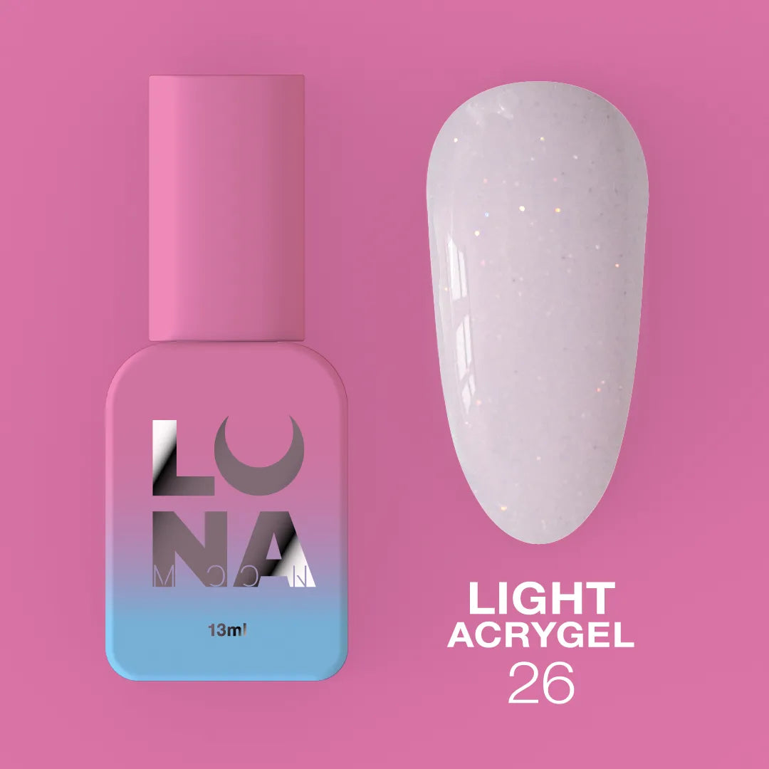 LUNA Light Acrygel 13ml bottle and color swatch