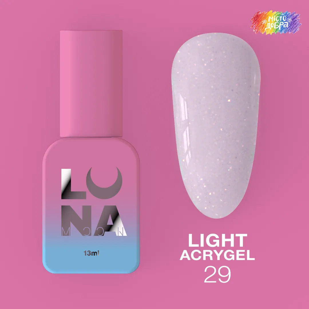 LUNA Light Acrygel 13ml bottle and color swatch