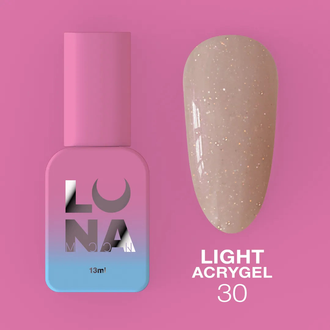 LUNA Light Acrygel 13ml bottle and color swatch