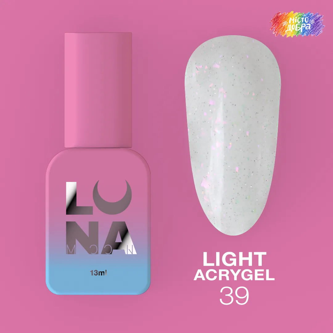LUNA Light Acrygel 13ml bottle and color swatch