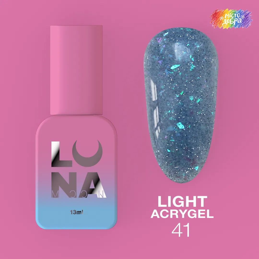 LUNA Light Acrygel 13ml bottle and color swatch