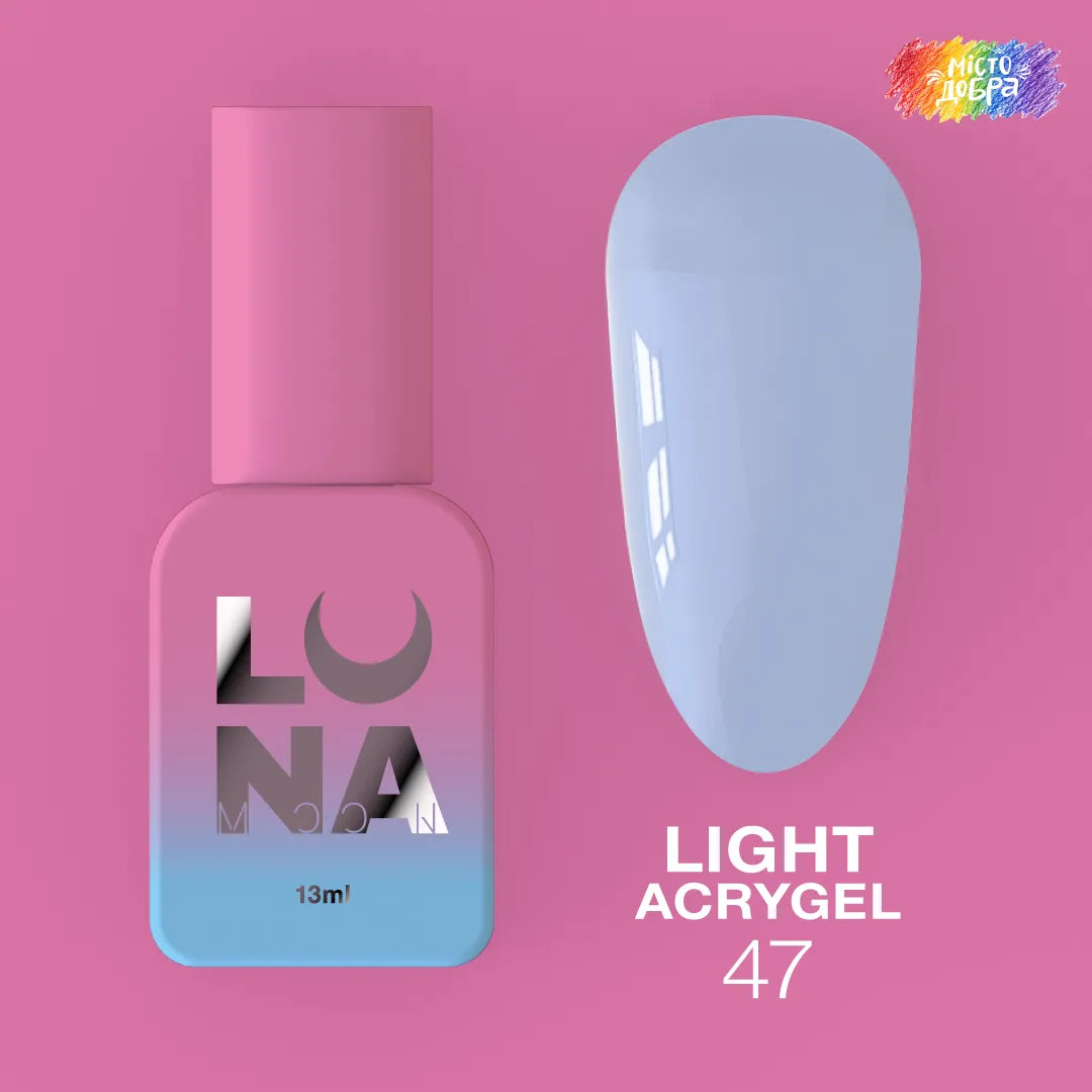 LUNA Light Acrygel 13ml bottle and color swatch