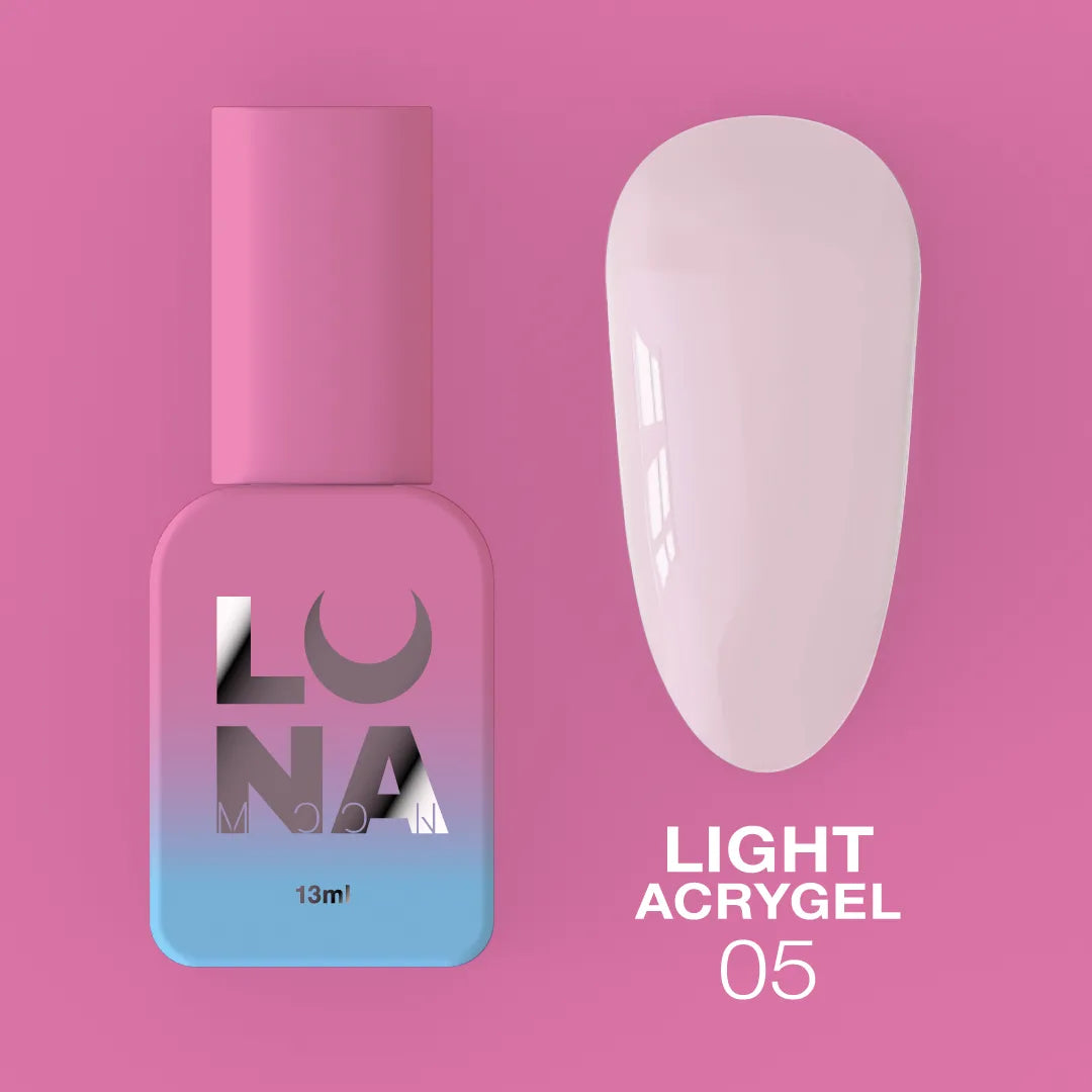 LUNA Light Acrygel 13ml bottle and color swatch
