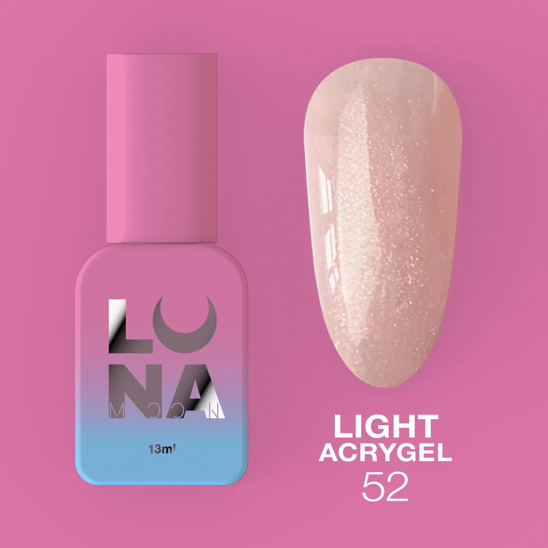 LUNA Light Acrygel 13ml bottle and color swatch