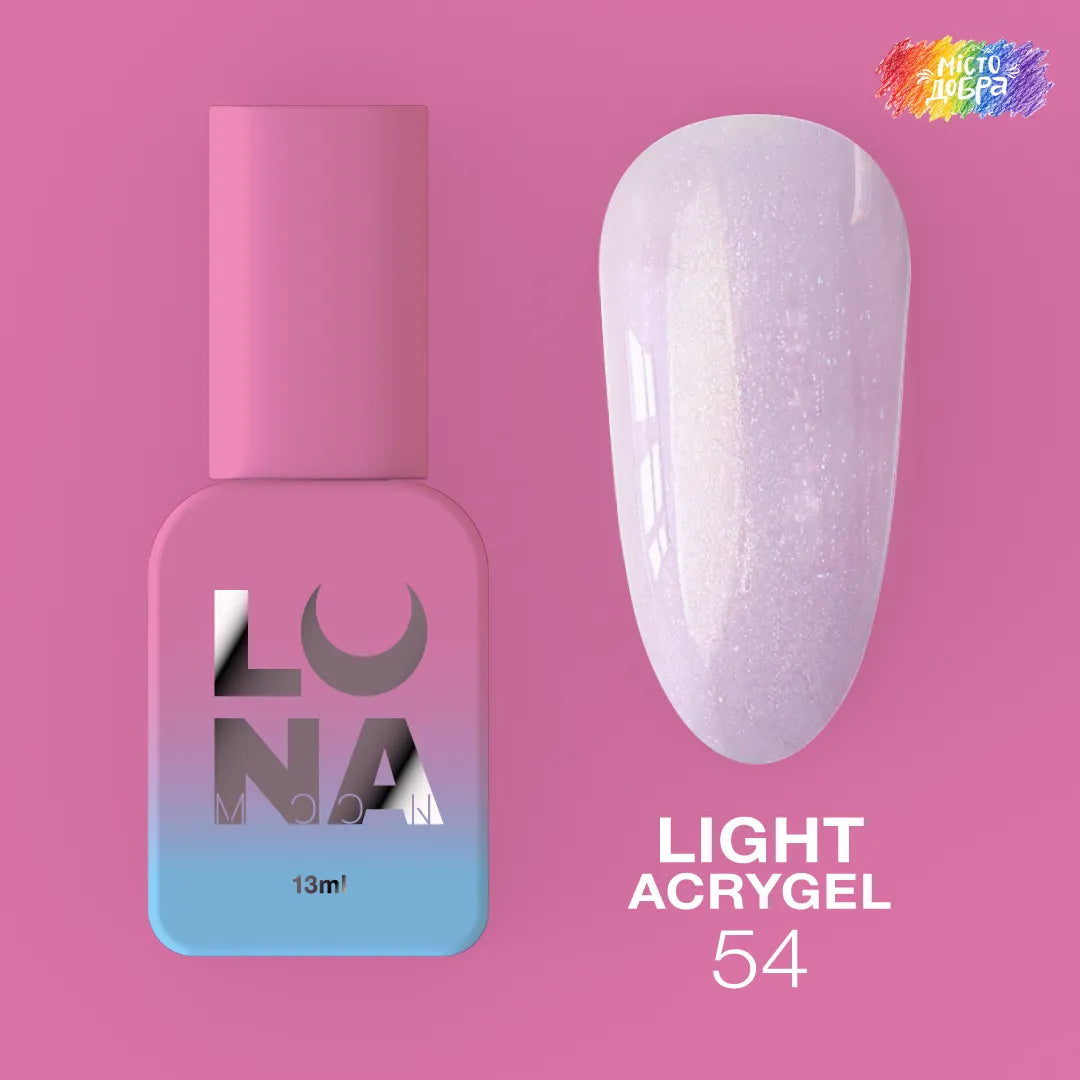 LUNA Light Acrygel 13ml bottle and color swatch