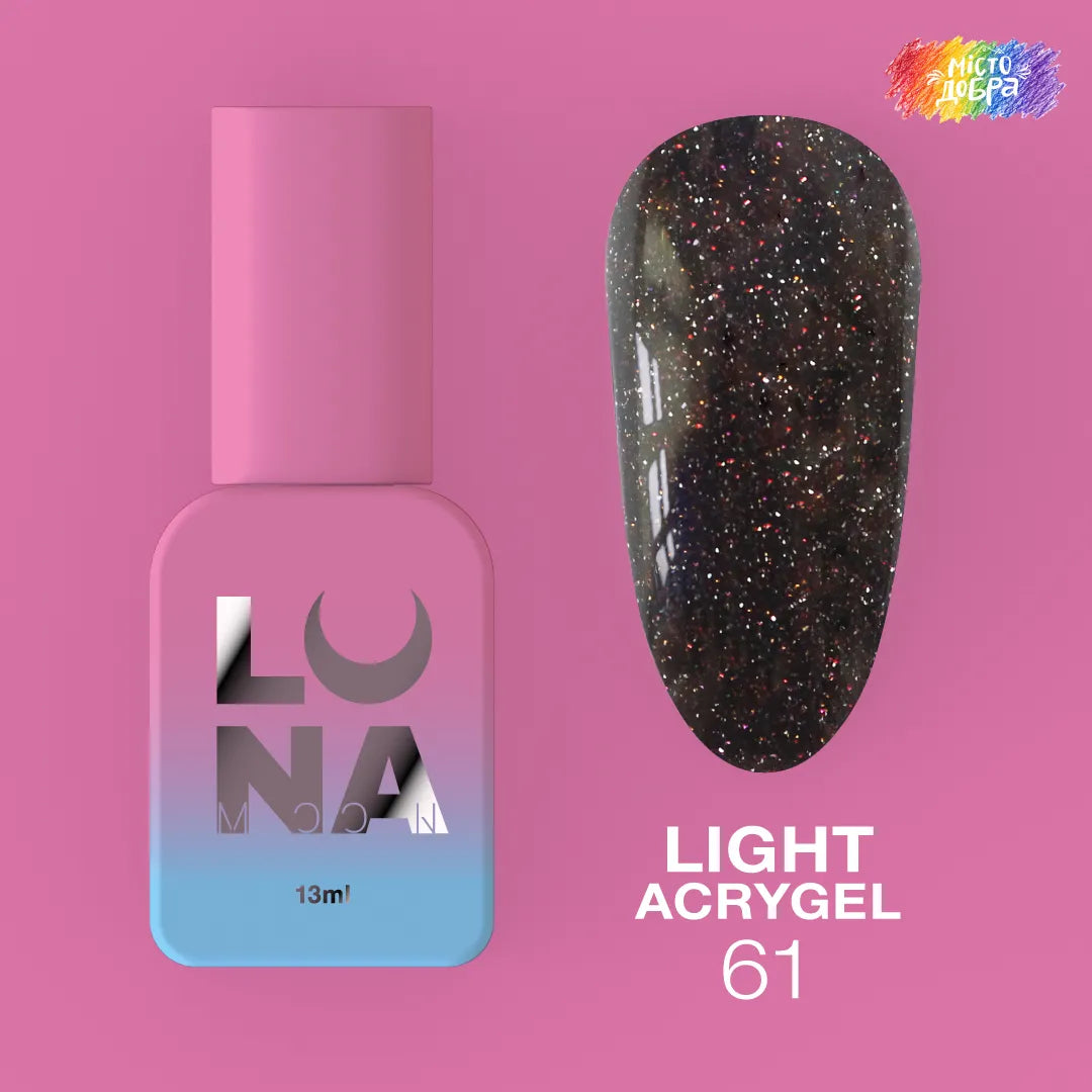 LUNA Light Acrygel 13ml bottle and color swatch