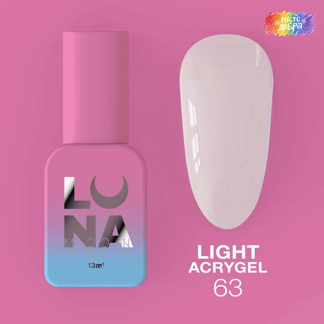 LUNA Light Acrygel 13ml bottle and color swatch