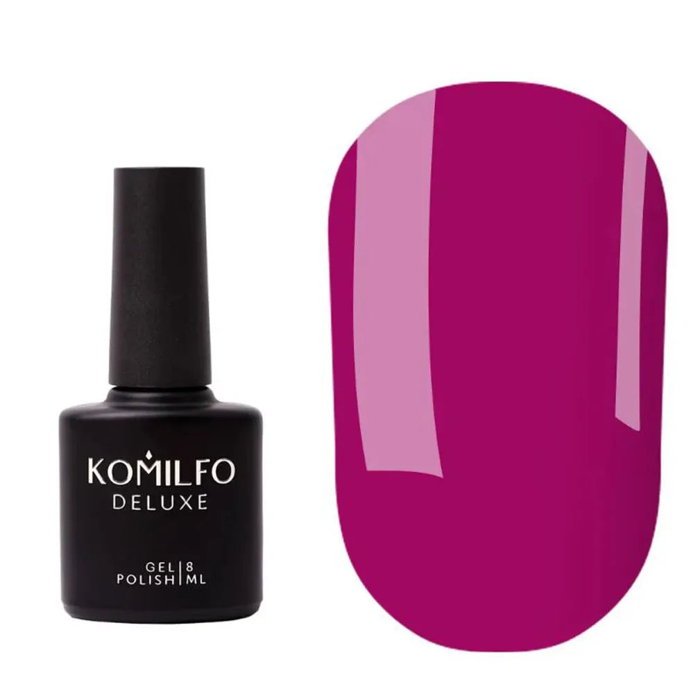 Komilfo Color Base Gel 8ml self-leveling colored base coat with brush