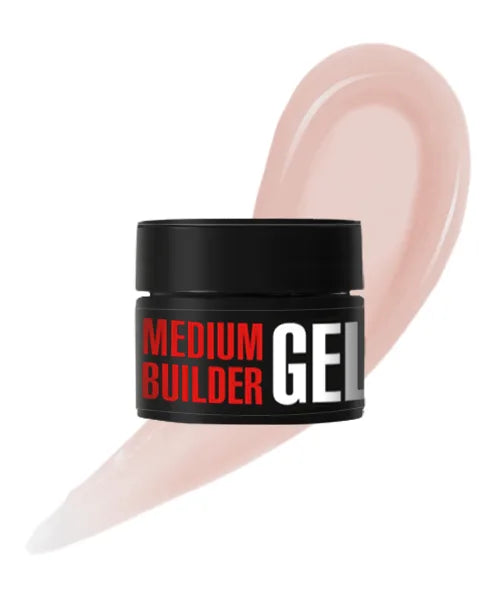 Kodi Professional Medium Builder Gel 20 CN jar and color swatch
