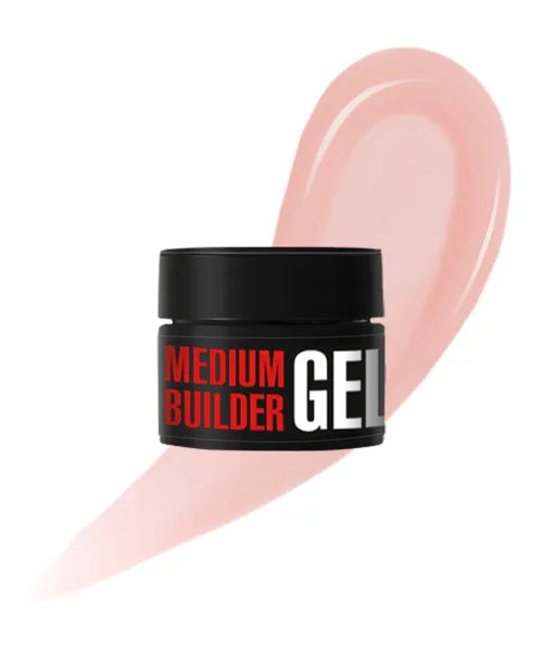 Kodi Professional Medium Builder Gel 06 jar and color swatch