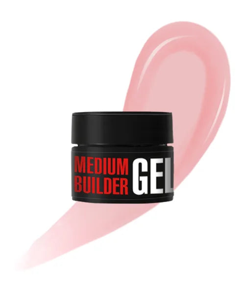 Kodi Professional Medium Builder Gel 13 jar and color swatch