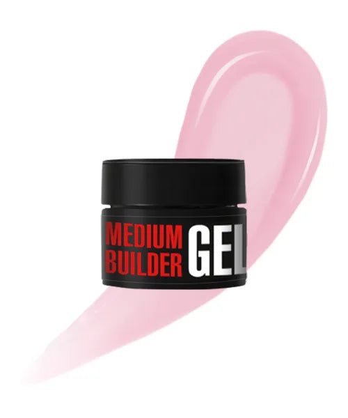 Kodi Professional Medium Builder Gel 12 jar and color swatch