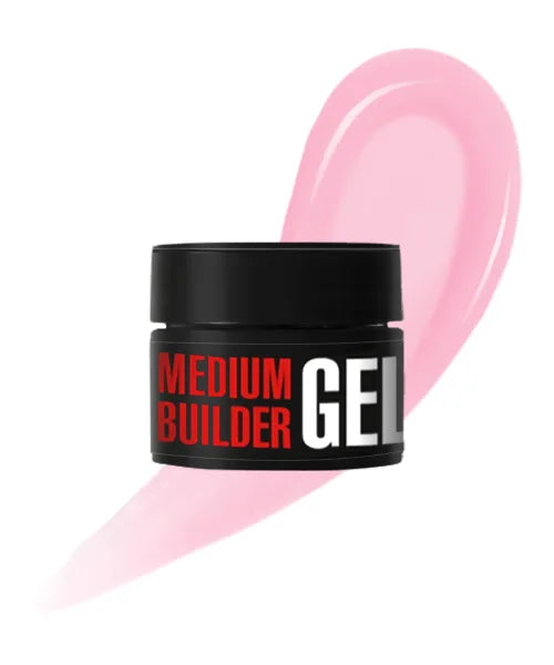 Kodi Professional Medium Builder Gel 04 jar and color swatch